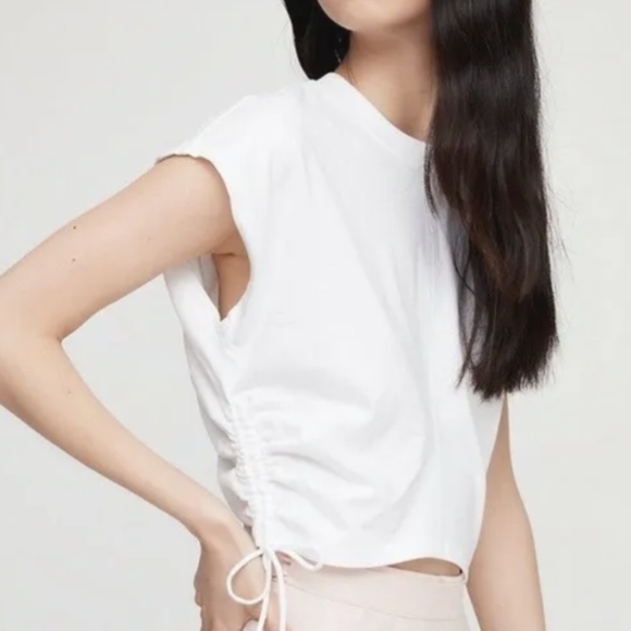 Aritzia Wilfred 100% Cotton White Tee - Picture 2 of 8